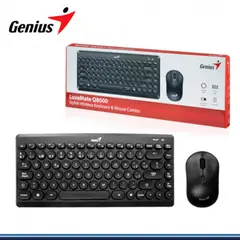 GENIUS - TECLADO + MOUSE INALAMBRICO LUXEMATE Q8000 TKL USB MULTIMEDIA