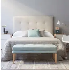 GENERICO - Cabecera Box Weymi 2 Plazas Lineal - Champagne