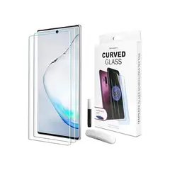 GENERICO - Mica de Vidrio Templado UV Samsung Note 10 plus Protector Transparente