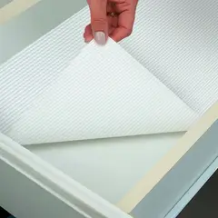 CONTACT - Cobertor Premium No Adhesivo Acanalado Blanco 45.7 x 120 cm.