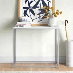 VENTITAS HOME - Consola Minimalista Brekna Blanco