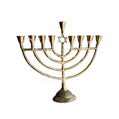 MFAP BRONCERIA Y ANTIGUEDADES - Hanukkah candelabro 9 velas en bronce
