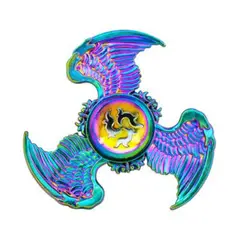 GENERICO - Spinner Hand Fidget Tornasol Alas Anti Estrés Metal