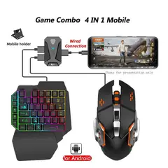 GENERICO - Kit Gamer 4 en 1 para Celular Android