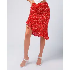 NEBULA - Falda Candy - Nébula - Rojo