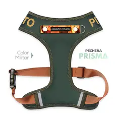 PERRITO PITUCO - PECHERA PRISMA MILITAR TALLA S PLUS