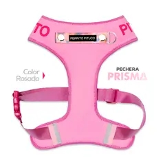 PERRITO PITUCO - PECHERA PRISMA ROSADA TALLA L PLUS