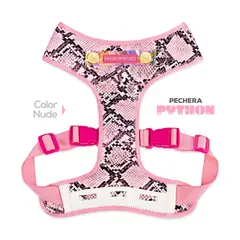 PERRITO PITUCO - PECHERA PYTHON NUDE TALLA M