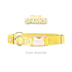 PERRITO PITUCO - COLLAR SPARKS AMARILLO TALLA XS