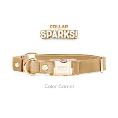 PERRITO PITUCO - COLLAR SPARKS CAMEL TALLA S