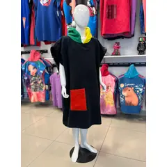 GENERICO - TOALLA CAMBIADOR CORDANO NIÑOS 9 A 11 AÑOS TALLA S NEGRO R.