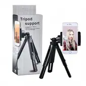 GENERICO - Mini Trípode 360° Estabilizador con Adaptador para Celular Cámara Tlf