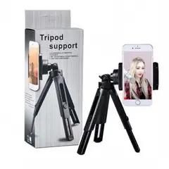 GENERICO - Mini Trípode 360° Estabilizador con Adaptador para Celular Cámara Tlf