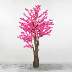 GENERICO - Árbol artificial fucsia 1.75 cm