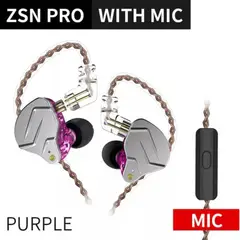 KZ - ZSN PRO Dual Driver 1BA1DD - Purple Morado