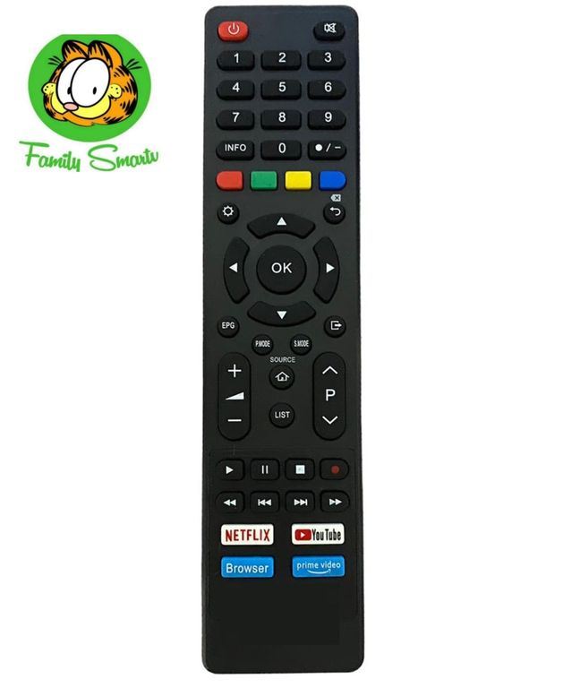 Control Remoto Para Tv Aiwa Smart Tv Modelo Aw32b4sm Pilas