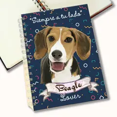QALA DISEÑO - Cuaderno A5 - - Perro Beagle