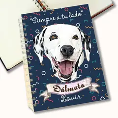 QALA DISEÑO - Cuaderno A5 - - Perro Dálmata