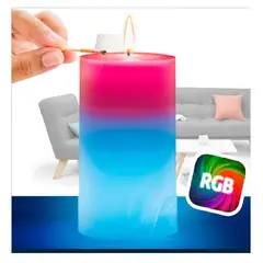 OTTOWARE - Vela Real Mágica Cera Luz LED Incorporada