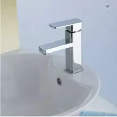 GENERICO - MEZCLADORA DE LAVATORIO 15CM CROMADA CUADRADA