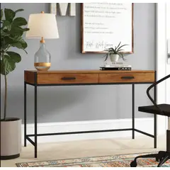 VENTITAS HOME - Consola Escritorio Industrial Agda Caramelo