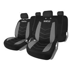 SPARCO - SET DE FUNDAS CUBRE ASIENTOS SPS431GRCB NEGRO-GRIS