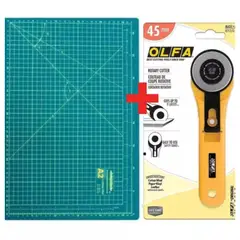 OLFA - Cutting Mat A2 Tabla De Corte A2 Con Cuchilla Japonesa