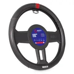 SPARCO - CUBRE VOLANTE NEGRO FIBRA CARBONO SPS123RD