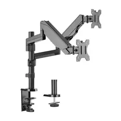 GENERICO - MONTECH - Rack Soporte De Escritorio Para Doble Monitor De 17 A 32 Pulg