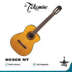 TAKAMINE - GC3CE NT GUITARRA ELECTROACUSTICA NYLON