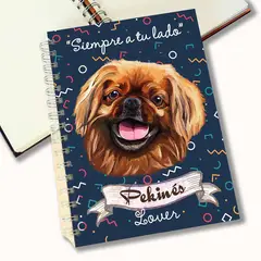 QALA DISEÑO - Cuaderno A5 - - Perro Pekinés