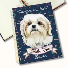 QALA DISEÑO - Cuaderno A5 - - Perro Shih Tzu