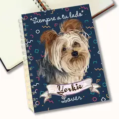 QALA DISEÑO - Cuaderno A5 - - Perro Yorkie