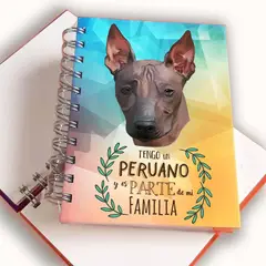 QALA DISEÑO - Libreta A6 - - Perro Peruano Viringo