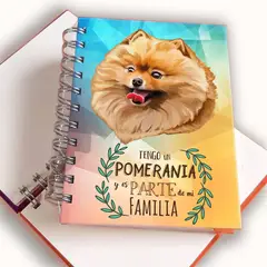 QALA DISEÑO - Libreta A6 - - Perro Pomerania