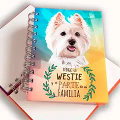 QALA DISEÑO - Libreta A6 - - Perro Westie