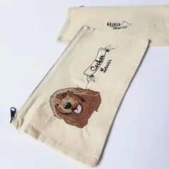 QALA DISEÑO - Cartuchera Bordada - - Perro Cocker