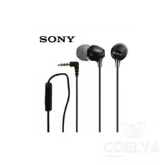 SONY - MDR-EX15AP Headphone Stereo With Microphone - Negro