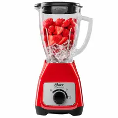 OSTER - Licuadora 1,5 Lts vaso de vidrio y control perilla BLSTKAGRRD