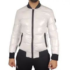 GENERICO - Casaca Hombre Térmica Brillo Frank Willor FW-7009 - Blanco