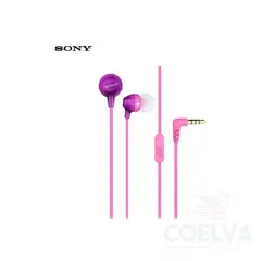 SONY - MDR-EX15AP Headphone Stereo With Microphone - Morado