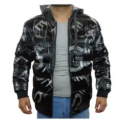 GENERICO - Casaca Hombre Térmica Reversible MSBAO - Negro