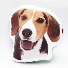 QALA DISEÑO - Almohada Decorativa - - Perro Beagle