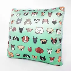 QALA DISEÑO - Almohada Decorativa - - Amigos Perrunos - Cojín Perro