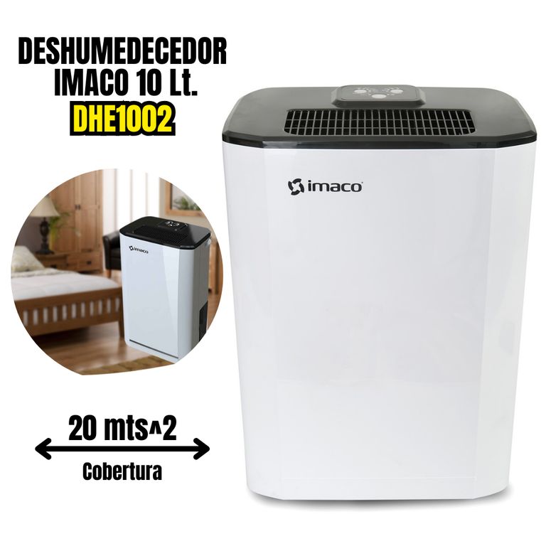 Deshumedecedor Electrónico 10 Litros DHE1002