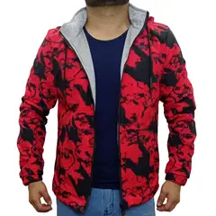 GENERICO - Casaca Hombre Térmica Reversible Xian - Rojo