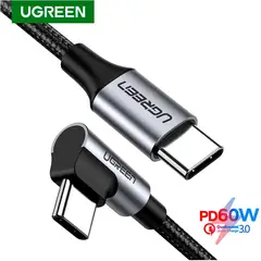 UGREEN - Cable Nylon Tipo c a tipo c carga rápida 2metros PD60w