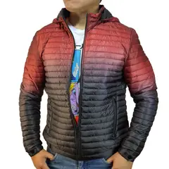 GENERICO - Casaca Hombre Térmica Degradado - Guinda