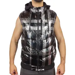 GENERICO - Chaleco Hombre Térmico Reversible Basenki 99036 - Negro