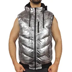 GENERICO - Chaleco Hombre Térmico Reversible Basenki 99036 - Plata